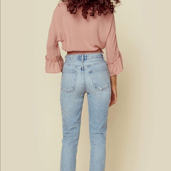 Planet blue Flynn Vicki wrap crinkle top NWT - Picture 3 of 4